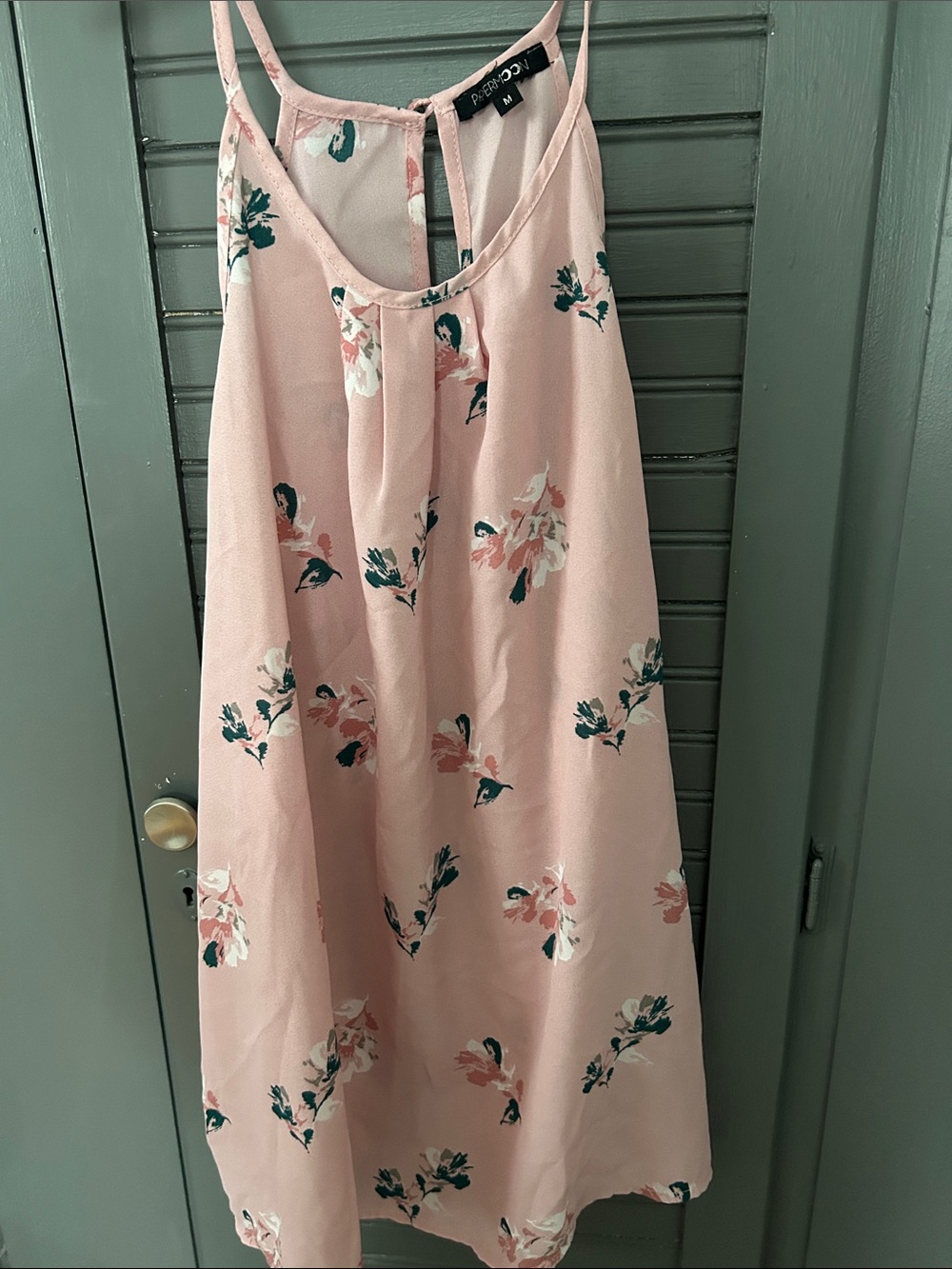 Papermoon Pink Floral Spaghetti Strap Sundress